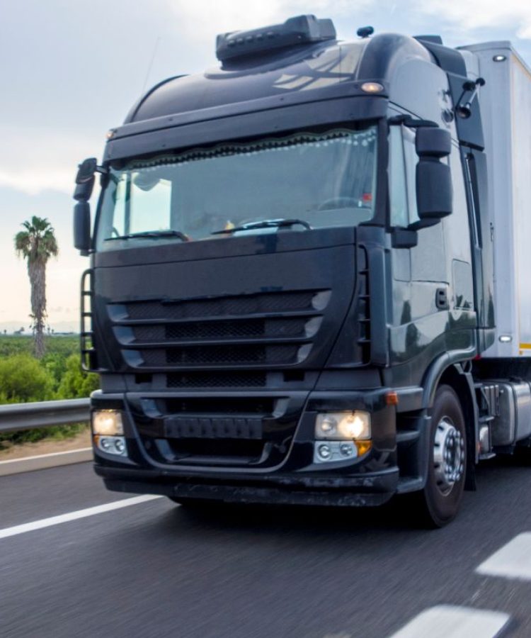 Showcasing 45ft trailer truck in action